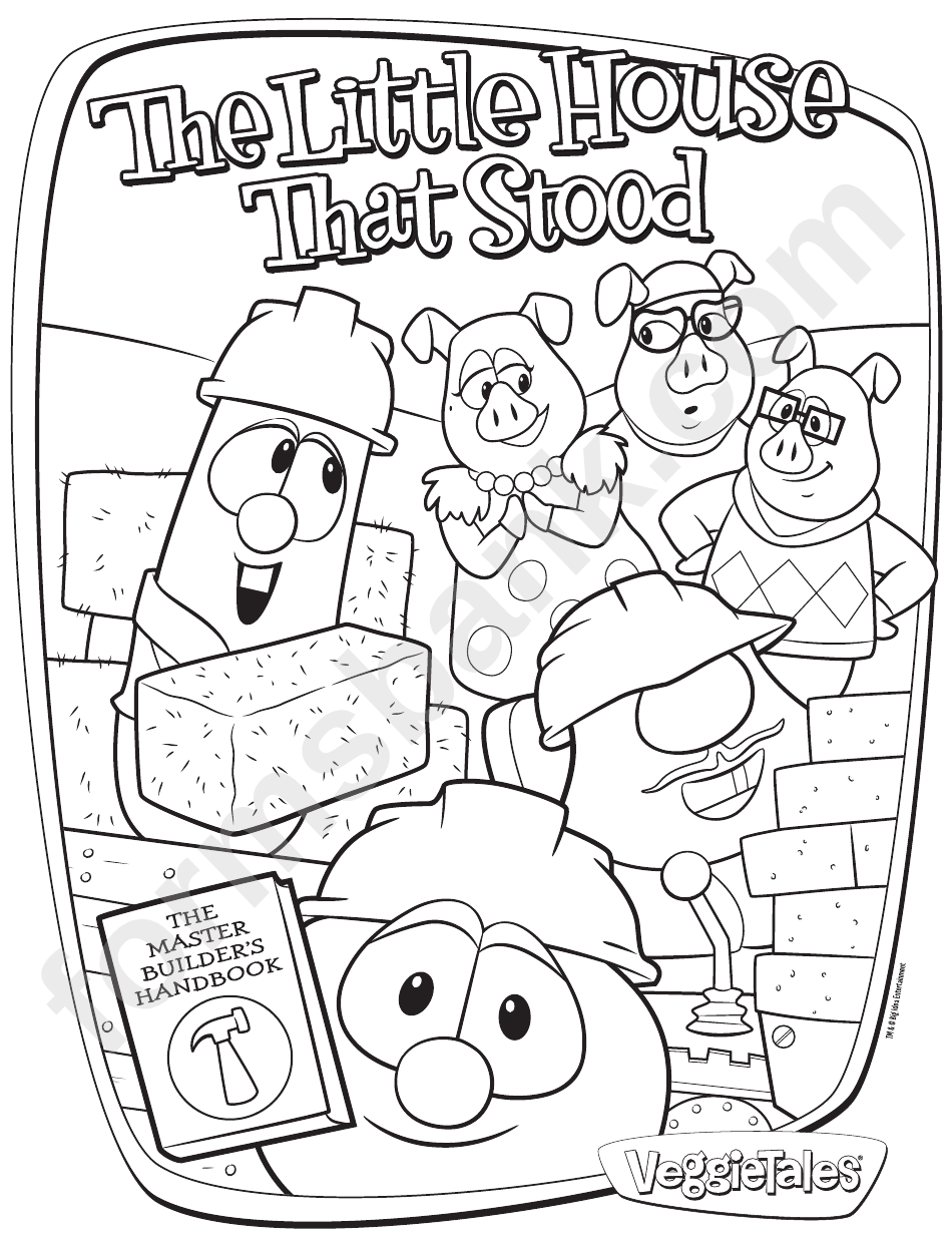 The Little House That Stood Coloring Sheet