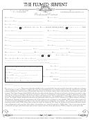 Sample Bridesmaid Contract Form