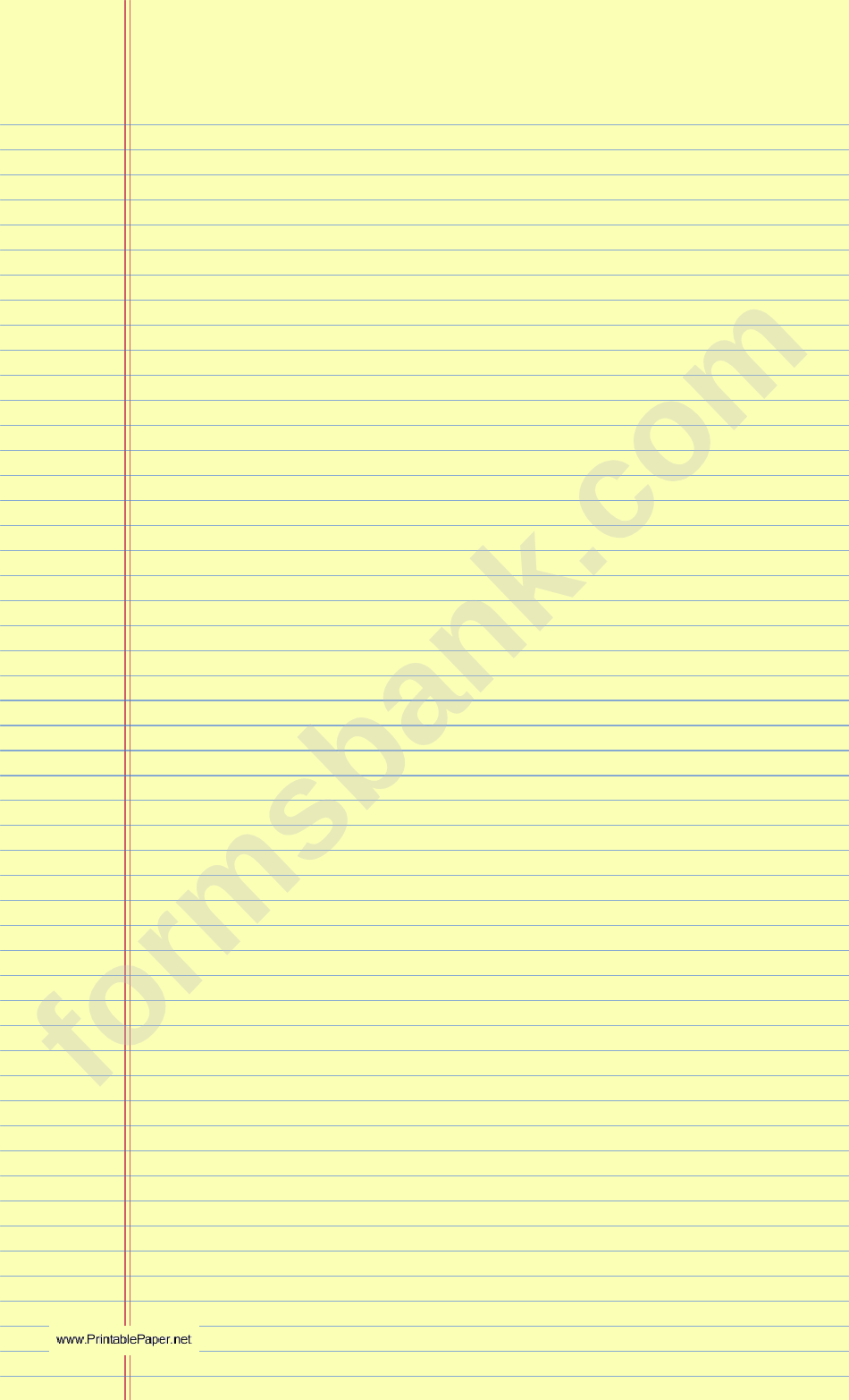 Lined Paper With Borders