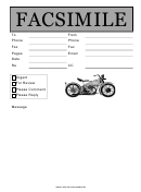 Facsimile Template - Motorcycle