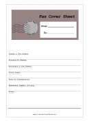 Envelope - Fax Cover Sheet