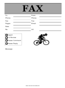 Fax Cover Sheet - Bike