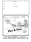 Fax Cover Sheet - Illustrated (black And White)