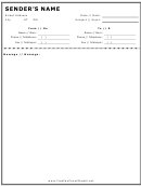 French Fax Cover Sheet
