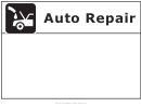 Car Repair Flyer Template