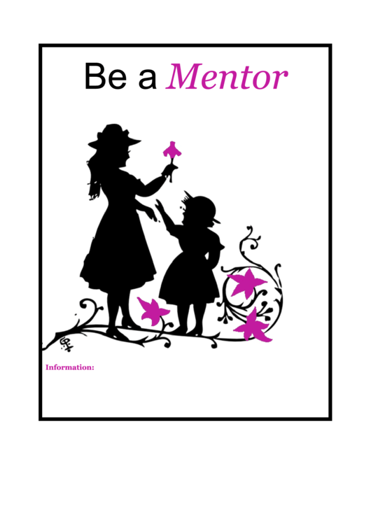Be A Mentor Flyer Template Printable pdf