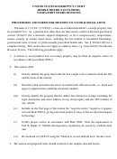 Procedures And Forms For Motions To Avoid Judicial Liens - United States Bankruptcy Court, Middle District Of Florida Tampa/fort Myers Divisions