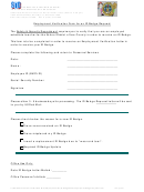 Employment Verification Form For An Id Badge Request