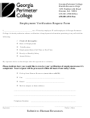 Employment Verification Request Form