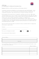 Pre-employment Verification & Declaration Form