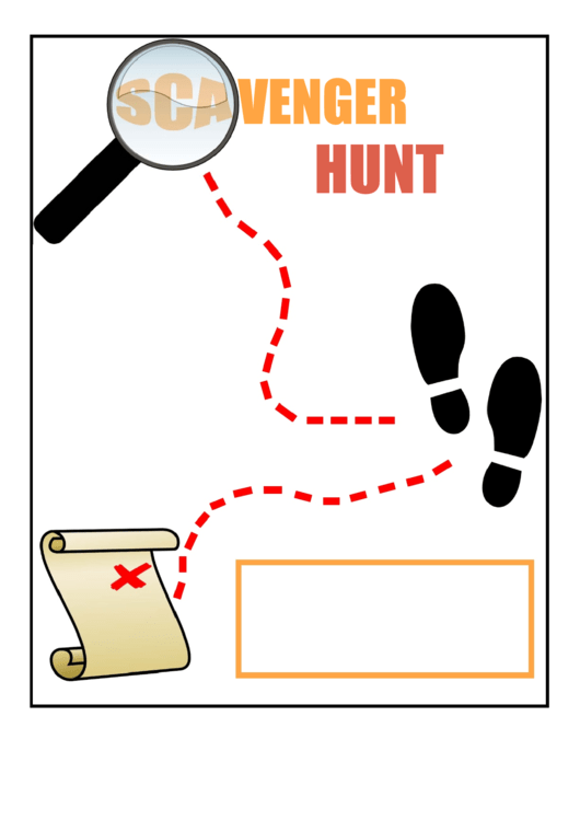 Free Editable Scavenger Hunt Template