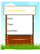 Lemonade Sale Flyer Template