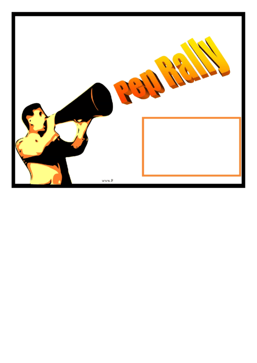 Pep Rally Flyer Template Printable pdf