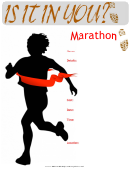 Marathon Flyer Template