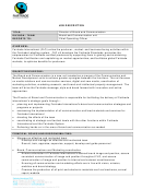 Director Of Brand And Communication Printable pdf