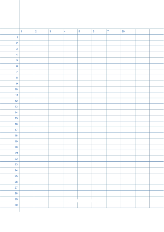 Numbered Graph Paper Printable pdf