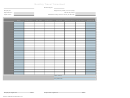 Monthly Travel Timesheet Template