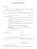 Sworn Statement Of Account With Copy Of Subcontract