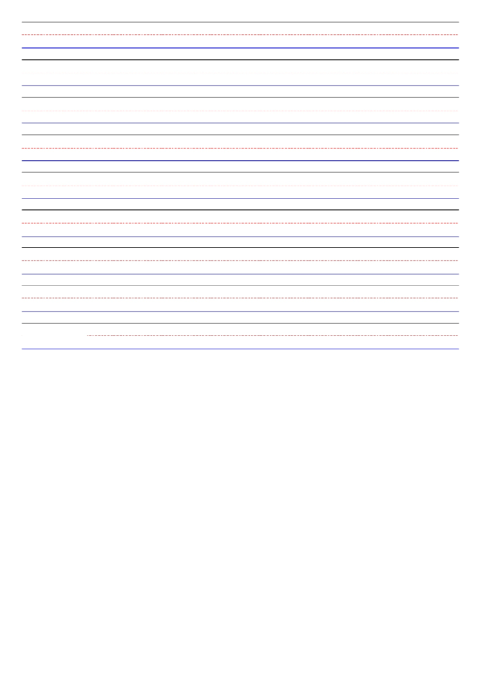 Calligraphy Lined Paper Printable pdf