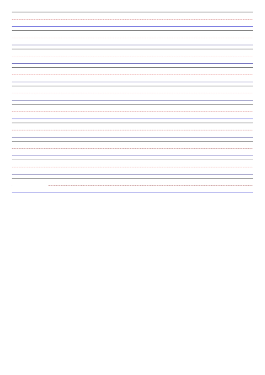 Calligraphy Lined Paper Printable pdf