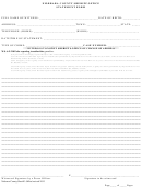 Niobrara County Sheriff Office Statement Form