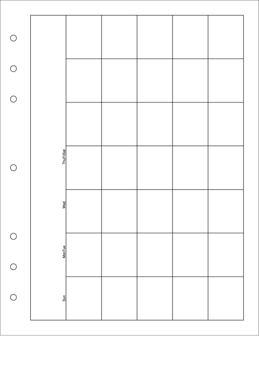 Pocket Calendar Template printable pdf download