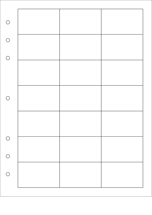 Pocket Calendar Template Printable pdf