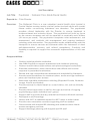 Psychiatrist Job Description Printable pdf