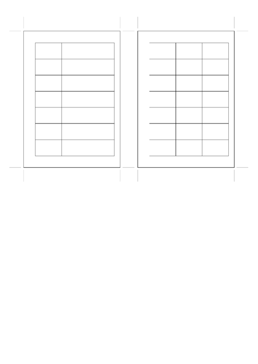 A6 3 Lines Pocket Calendar Template Printable pdf