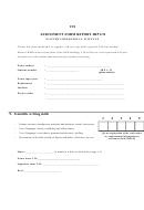 Assessment Form Report Jrp I/ii Master's Biomedical Sciences
