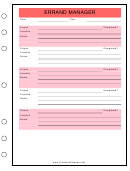 Errand Manager Template - Right