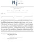General Power Of Attorney Questionnaire Template