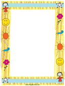 Fun Pictures Page Borders Template