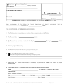 Jdf 927 - Order For Formal Appointment Of Special Administrator Form