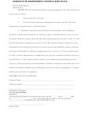 Independent Contractor Agreement Template - State Of Florida