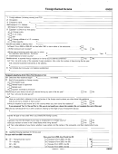 Form 0rg52 - Foreign Earned Income Worksheet (form 2555)