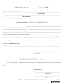 Form 21.1 - Judgment Entry - Change Of Name Of Adult
