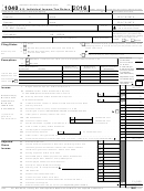 Form 1040 - U.s. Individual Income Tax Return - 2016 Printable pdf