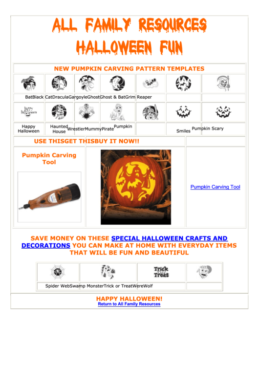 Werewolf Halloween Pumpkin Carving Template Printable pdf