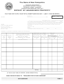 Form T-1 - Report Of Abandoned Property