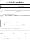 Tax Information Authorization Form - New Mexico