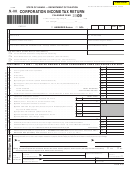 Form N-30 - Corporation Income Tax Return Form - 2009