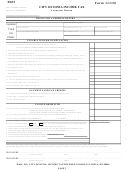 Form I-1120 - Income Tax Corporate Return - City Of Ionia - 2005