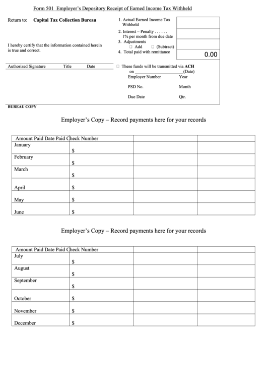 fillable-form-501-employer-s-depository-receipt-of-earned-income-tax-withheld-printable-pdf