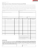 Form 3595 - Itemized Listing Of Daily Rental Property - 2010