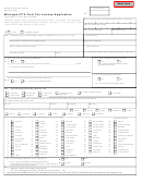 Form 2823 - Michigan Ifta Fuel Tax License Application