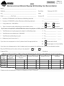 Fillable Form Rw-3 Form Montana Annual Mineral Royalty Withholding Tax Reconciliation Printable pdf