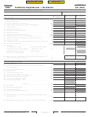 Fillable Schedule Ca (540) - California Adjustments - Residents - 2007 Printable pdf