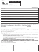 Form R-1362 - Natural Disaster Claim For Refund Of State Sales Taxes Paid - 2006