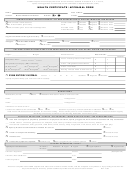 Nysed Health Certificate/appraisal Form